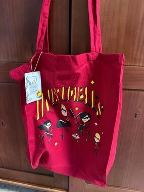 The Incredibles Red Graphic Tote Bag - Pixar Primark